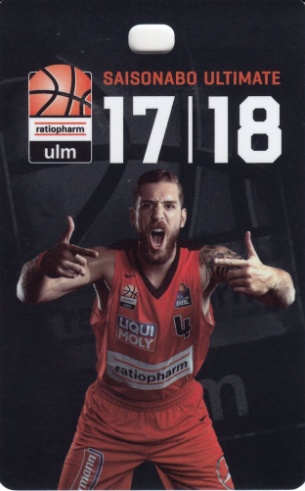 ratiopharm ulm - Dauerkarte 2017-2018 ratiopharm ulm - Dauerkarte 2017-2018